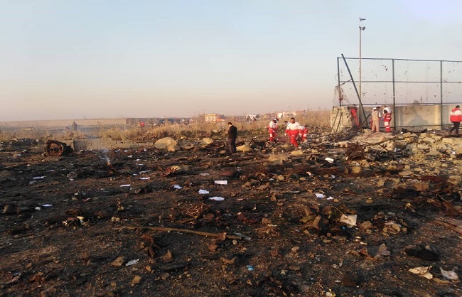 Ukrainian plane crashes in Iran, killing all 180 passengers