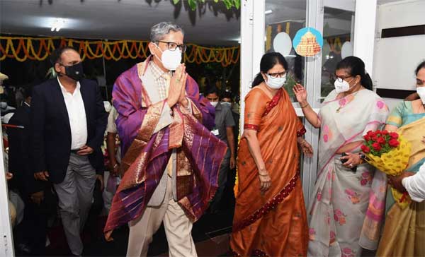 CJI Ramana reaches Tirumala to pay obeisance at Tirupati Balaji