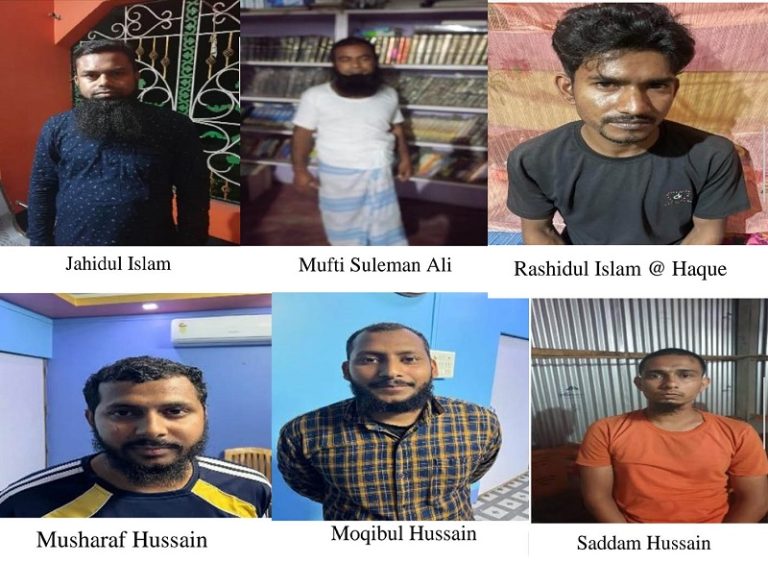 Assam: 6 Islamic militants arrested in Barpeta