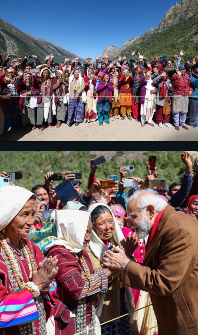 On visit to ‘Devbhoomi’, PM Modi meets ITBP jawans, interacts with locals