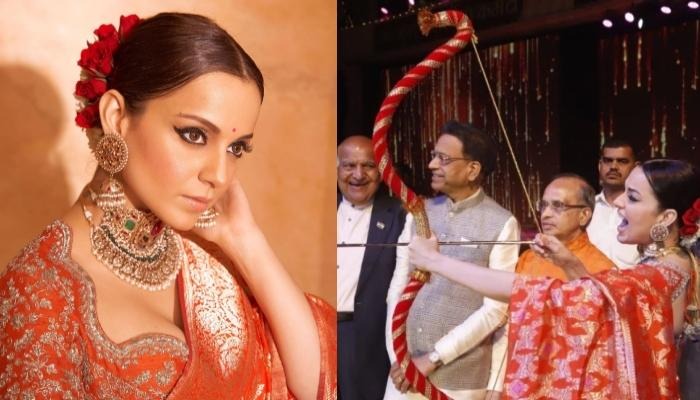 Kangana Ranaut becomes 1st woman to burn Ravana in Luv-Kush Ramlila at Red Fort ground