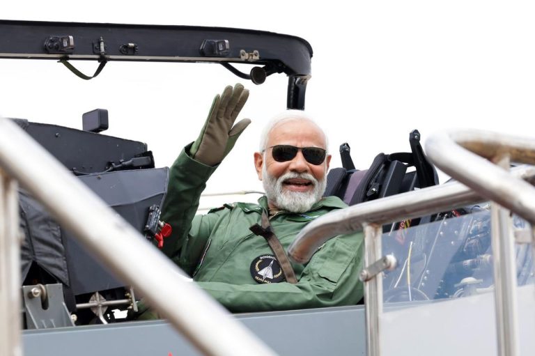 PM Modi flies indigenous Tejas fighter aircraft in Bengaluru