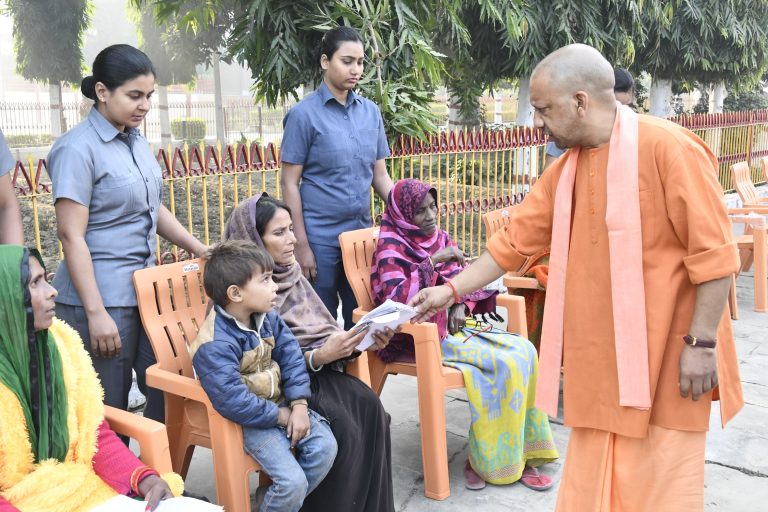 CM Yogi holds ‘Janata Darshan’ program in Gorakhpur, intructs officers for speedy redressal