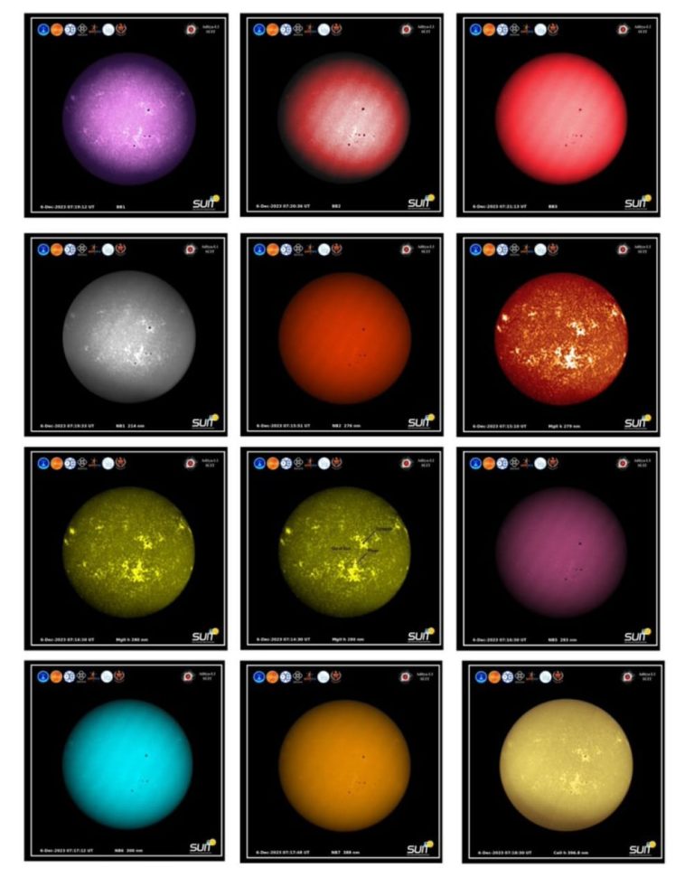 Aditya L-1’s SUIT captures first full disk images of Sun