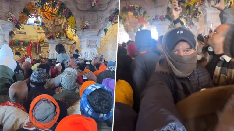 Actor Anupam Kher visits Shri Ram temple as ‘commoner’ in Ayodhya, hides face