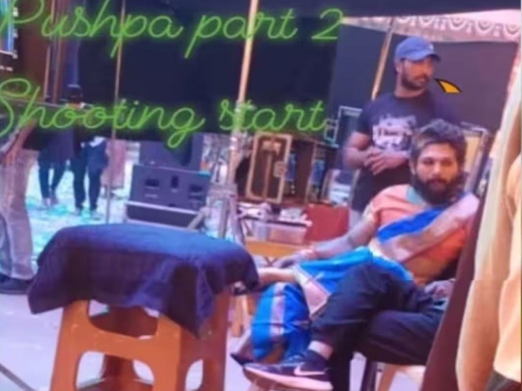 Allu Arjun’s ‘look’ from the film Pushpa-2: The Rule leaked online