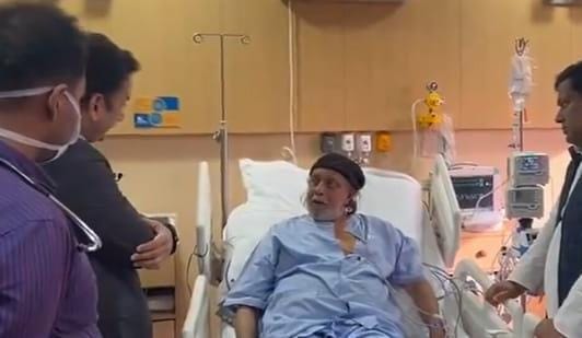 Actor Mithun Chakraborty suffers brain stroke, hospital says, actor’s health is improving