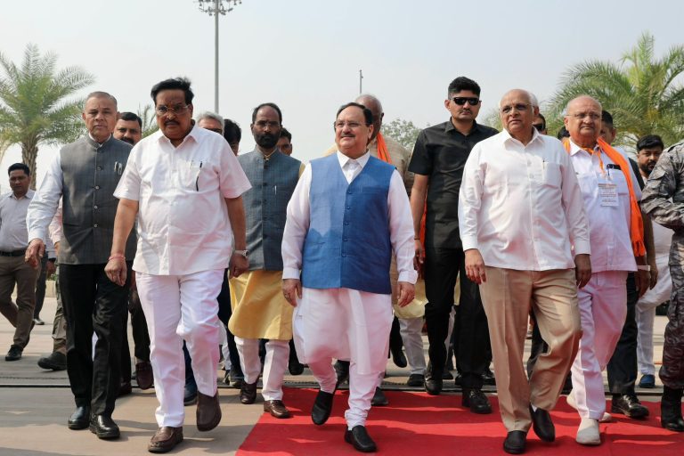RS elections: 4 candidates including Nadda file nomination from Gujarat
