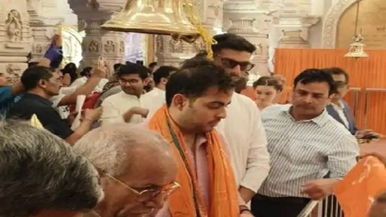 Akash Ambani visits Ram Lalla at Shri Ram Janmabhoomi temple in Ayodhya