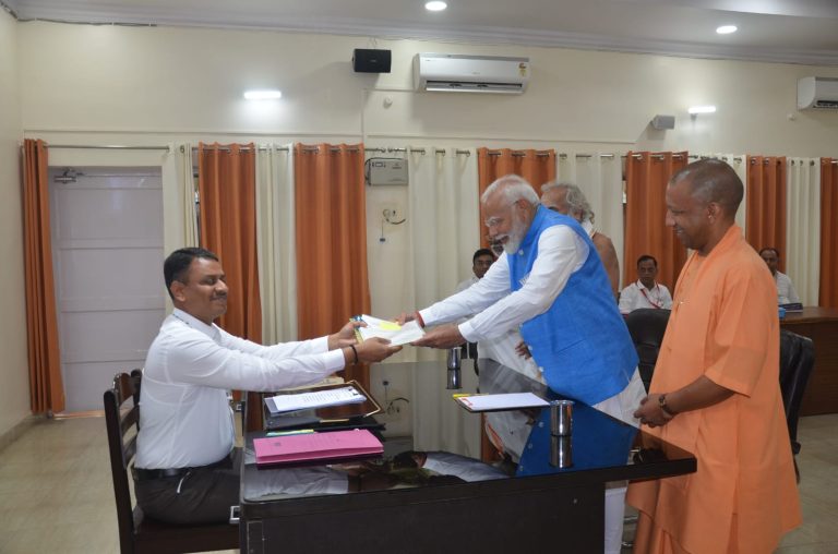 Lokk Sabha polls: PM Modi files candidacy papers from Varanasi