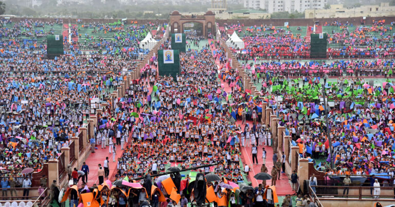 Stones to be repaired or replaced in Ramabai Ambedkar Rally Ground in Lucknow