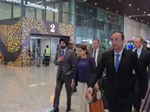 World Bank President Ajay Banga arrives in Lucknow, to hold a round table meeting