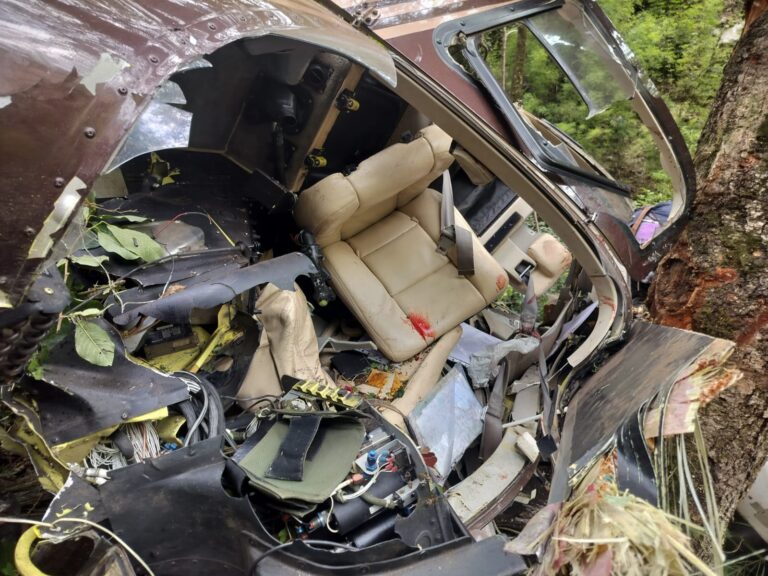 Uttarkashi helicopter accident: 6 devotees killed, one seriously injured