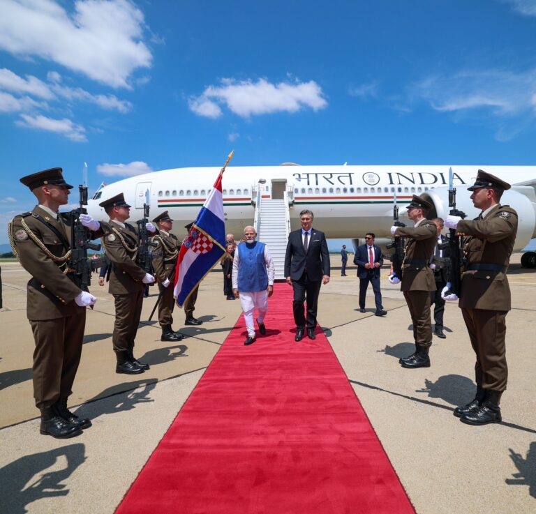 Modi reaches Croatia in the last leg of his 3-nation visit