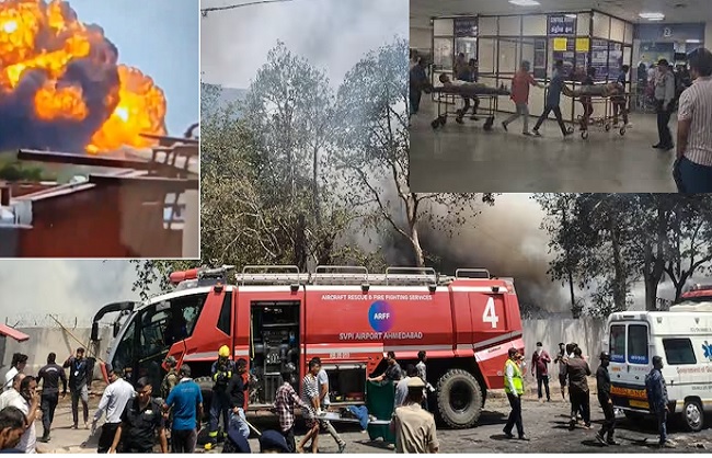 Air India’s plane crashes, R&R operations underway, Air India issues helpline no 1800 5691444