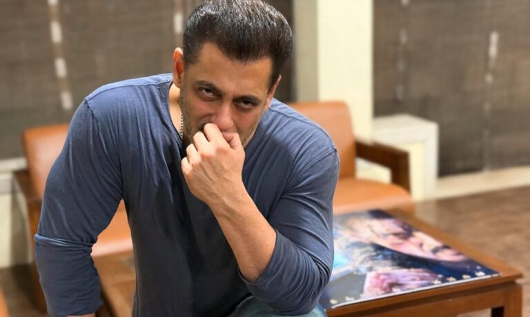 Salman Khan shares a cryptic post with filmy poster on table