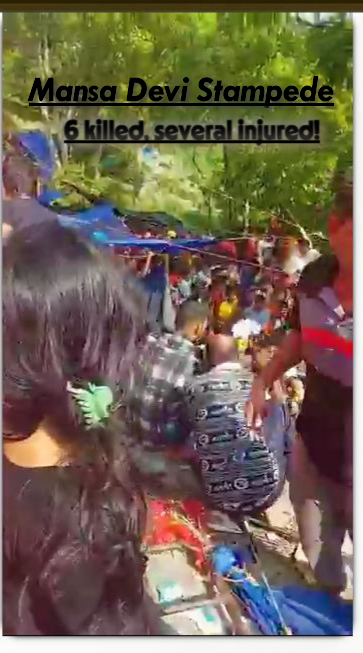 6 dead and 35 injured in Mansa Devi temple stampede in Haridwar