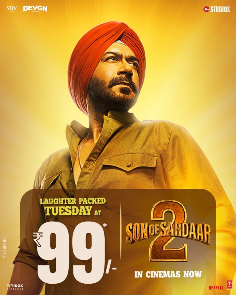 ‘Ticket at 99’ plan for Son of Sardar 2 fails on Tuesday