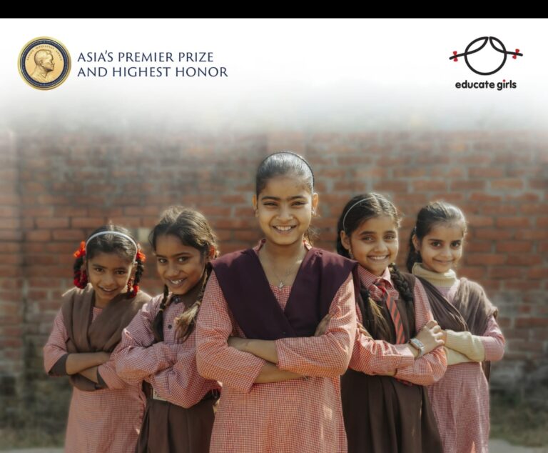 India’s ‘Educate Girls’ honored with Magsaysay Award 2025