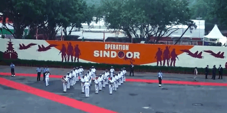 ‘Op Sindoor’ floral decoration at Red Fort highlights the valour of Indian Armed Forces on Independence Day