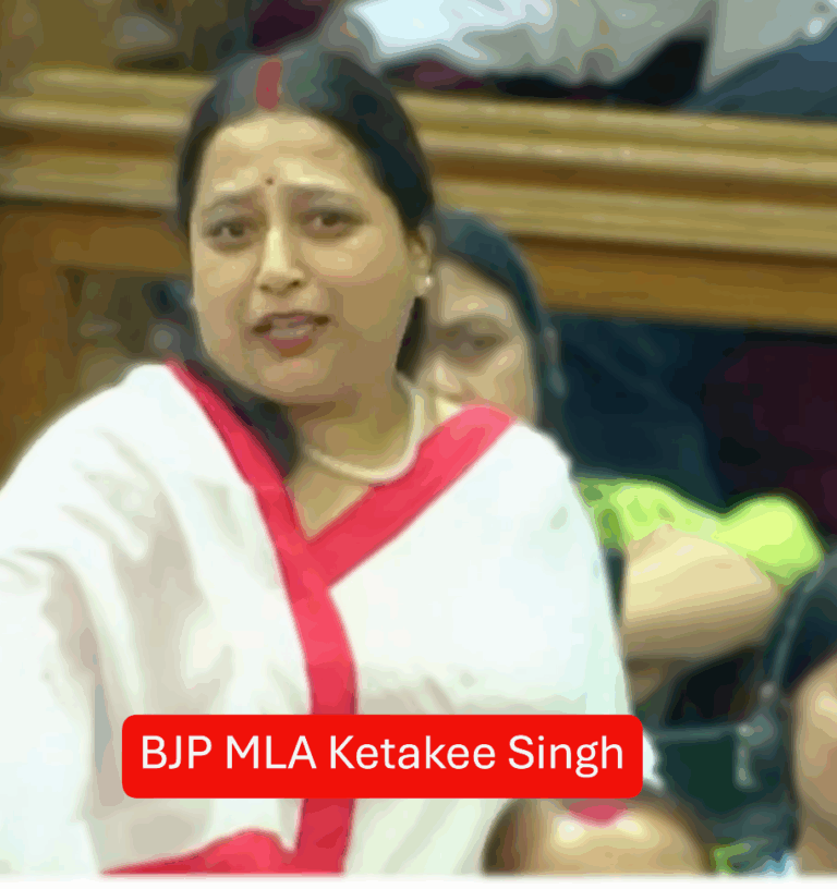 SP women wing protest outside residence of BJP MLA Ketakee Singh over ‘Toti taunt’ in Lucknow