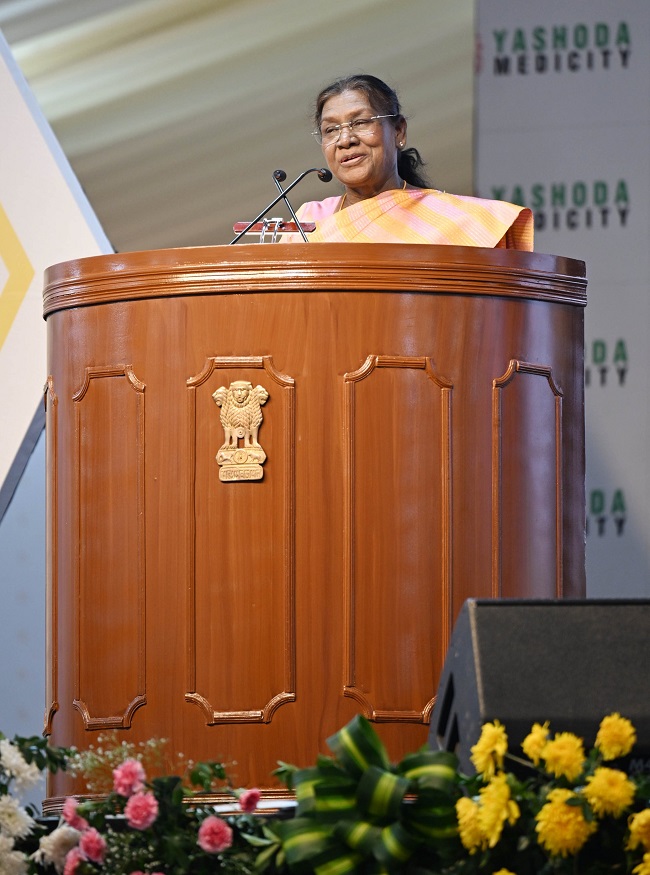 Providing best treatment to patients is the govt’s top priority: Prez Murmu
