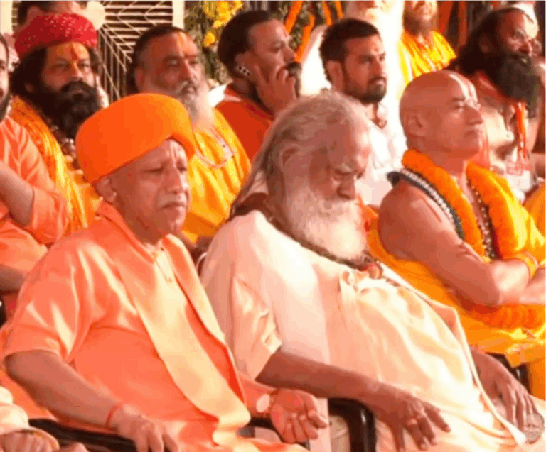 CM Yogi reaches Ayodhya to watch grand Deepotsav celebration