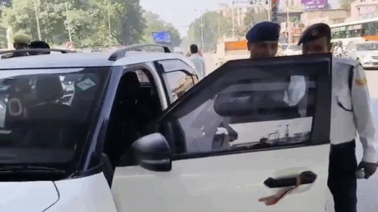 2492 vehicles challaned for violating traffic rules in Lucknow, traffic cops appeal to follow road-safety rules