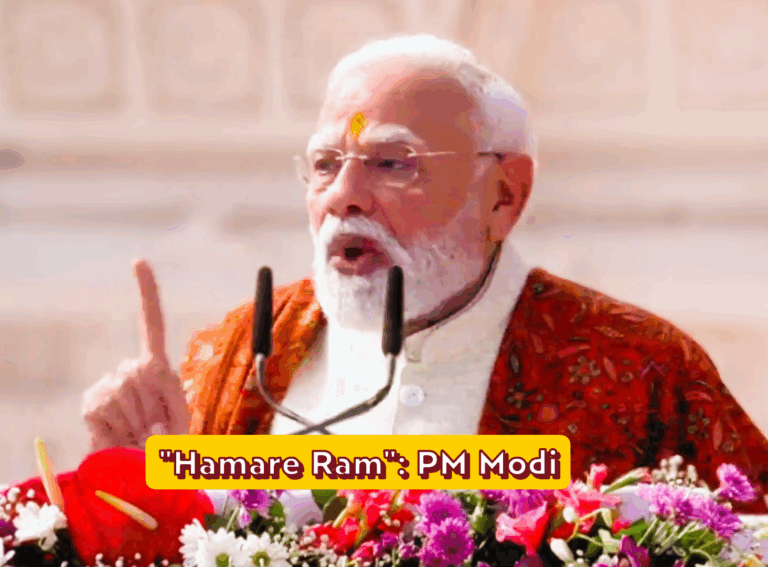 Centuries of pain comes to an end today with the hoisting of the flag atop Ram Temple: Narendra Modi