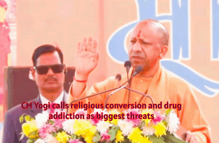 CM Yogi evokes ‘Batenge to katenge’ slogan at religious event in Haryana, praises Saini govt