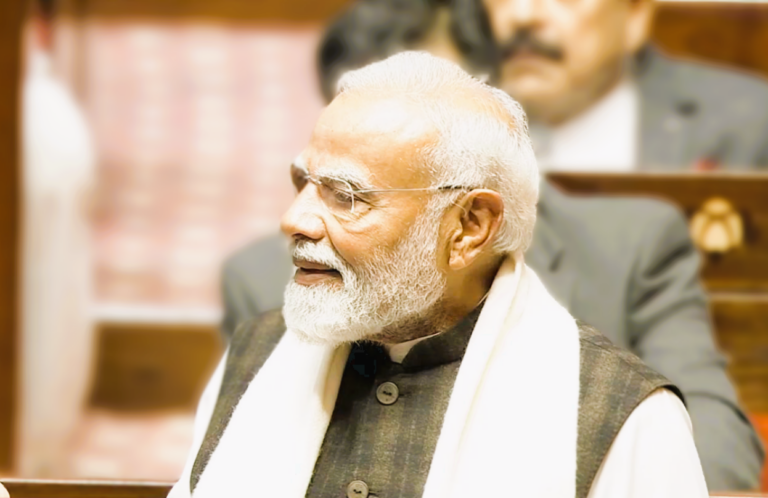 PM Modi welcomes French Prez Macron on his arrival in India