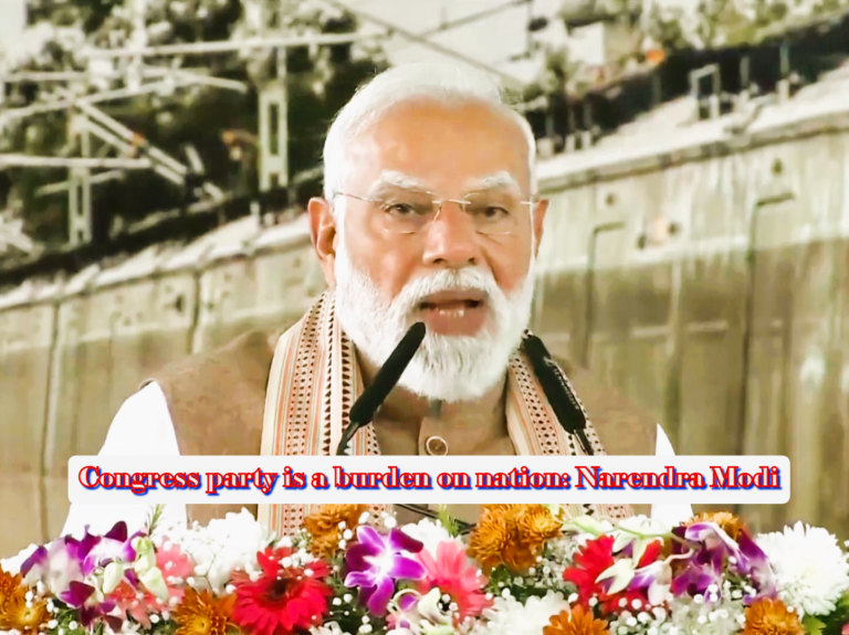 Modi slams Congress party’s ‘shirtless’ politics at AI Summit, calls it a national burden in Meerut