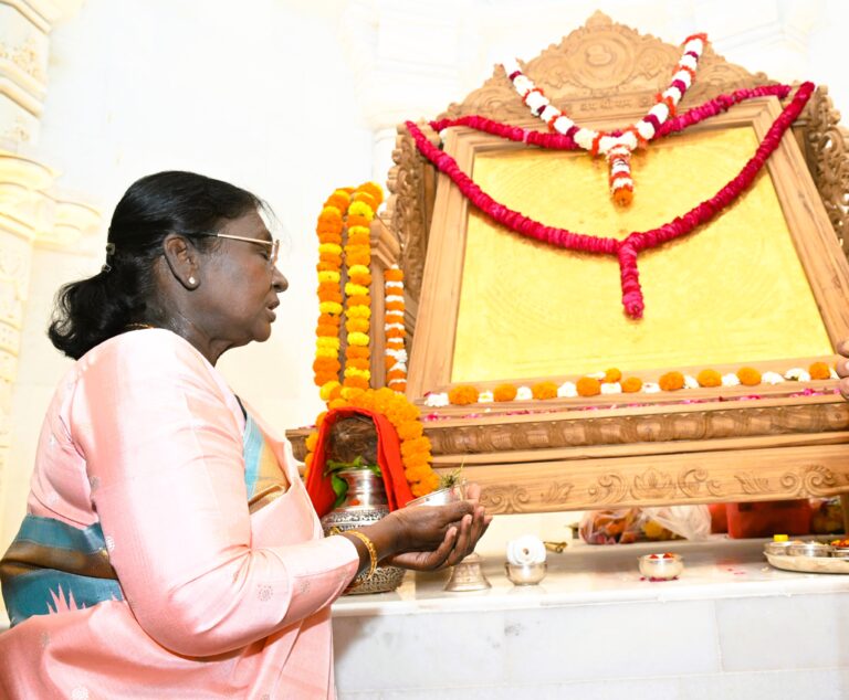 Historic reverberations as President Murmu installs “Shri Ram Yantra” in Ayodhya