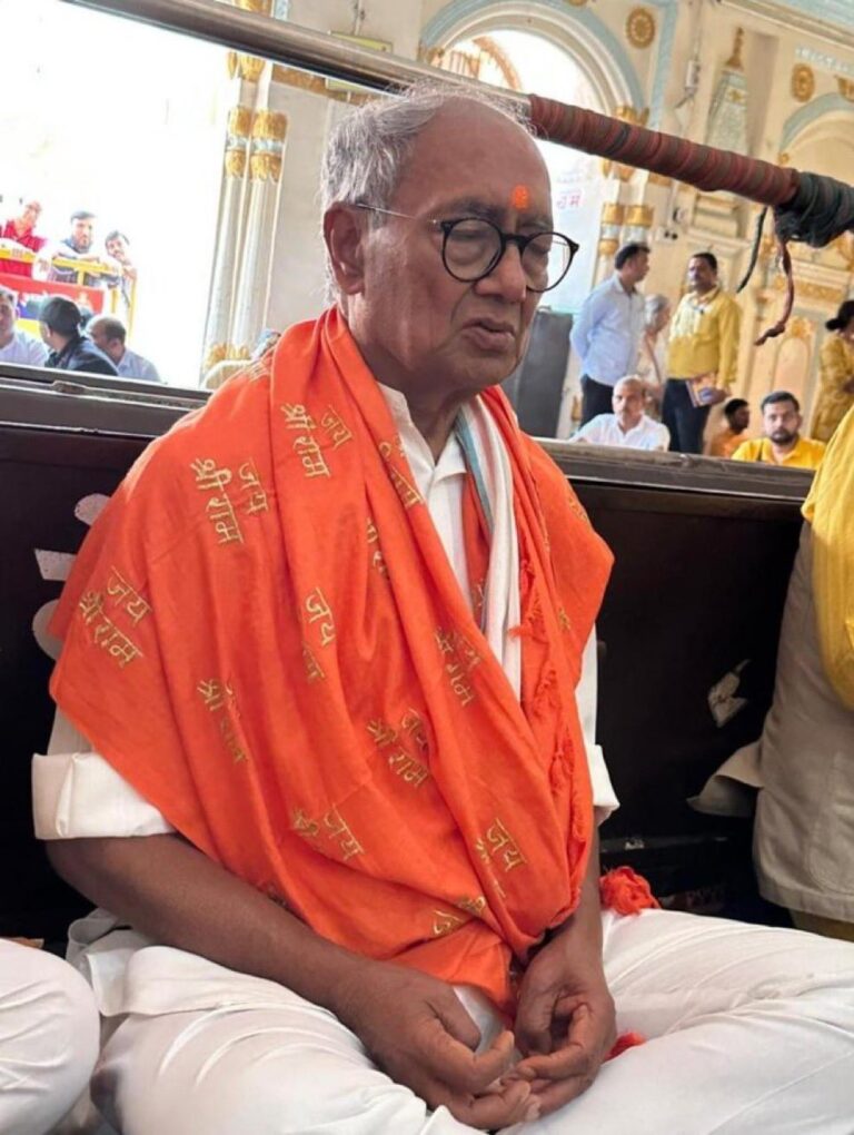 Digvijay Singh offers prayers at Shri Ram Lalla, rejects claims of opposing Ram Mandir construction