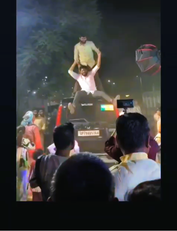 BJP district president fined ₹27,500 after viral car-roof dance in Auraiya